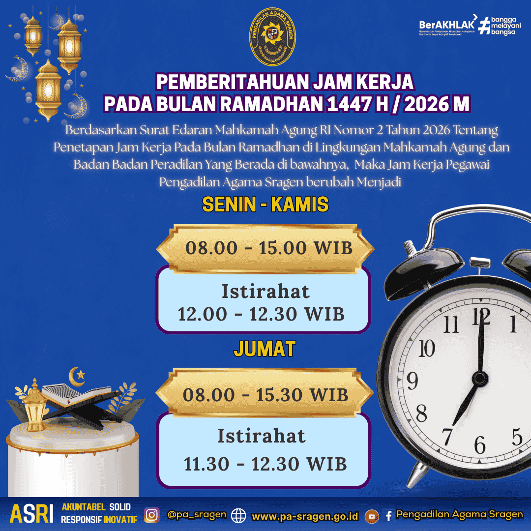 Jam Kerja 1447